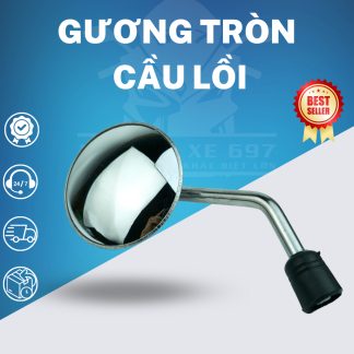 Gương chiếu hậu cầu lồi xe máy
