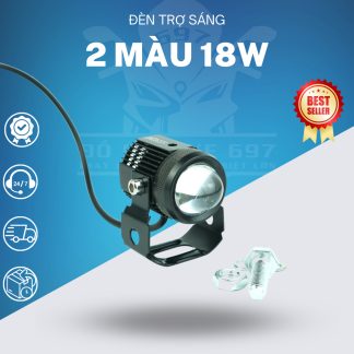 Đèn LED trợ sáng bi cầu mini 2 màu