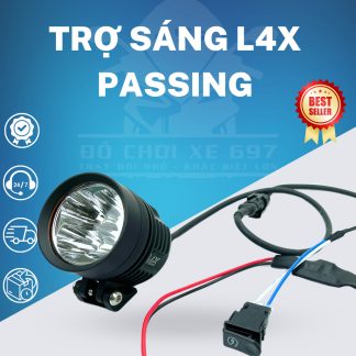 Combo đèn trợ sáng L4X kèm mạch passing