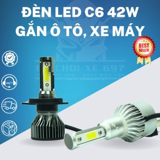 Bóng đèn LED C6 42W ô tô xe máy