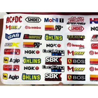 Tem decal trang trí xe máy