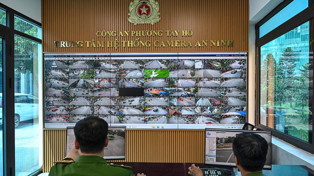 Trung tâm camera an ninh giám sát giao thông phục vụ phạt nguội